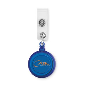 LADES Compact Metallic Clip Badge Holder