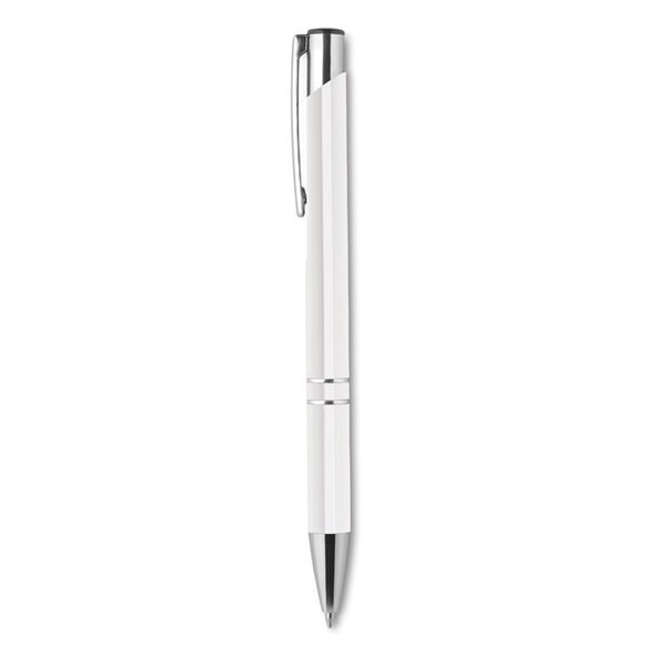 BERN Elegant Aluminium Kulspetspenna med Svart Bläck - GiftRetail KC8893