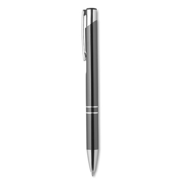 BERN Elegant Aluminium Kulspetspenna med Svart Bläck - GiftRetail KC8893