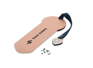 GROWBOOKMARK Eco-Friendly Pine Tree Bookmark with Seeds