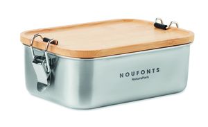 SONABOX Lunchlåda rostfritt bambulock