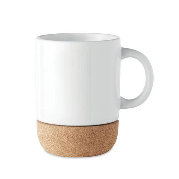 SUBCORK Mugg med kork för sublimering - GiftRetail MO6323