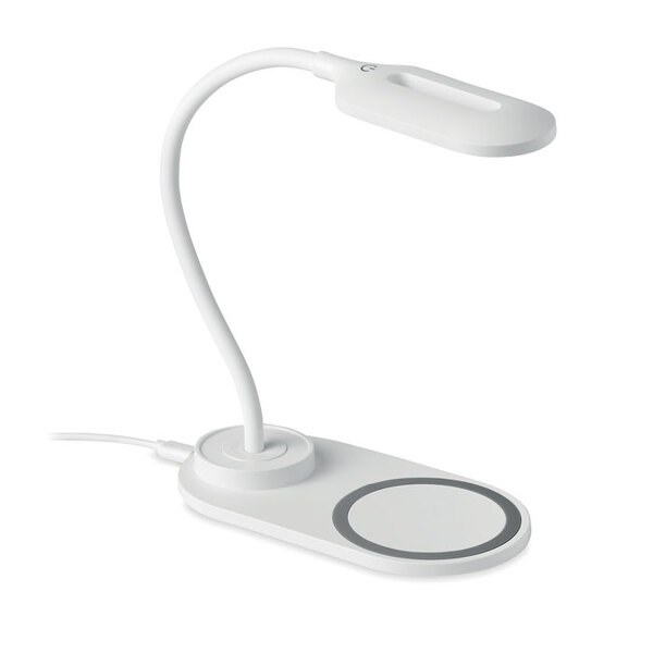 SATURN Skrivbordslampa + laddare 10W - GiftRetail MO6349