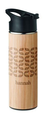 NANDA Termoflaska med bambu 450ml