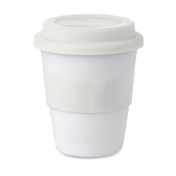GiftRetail MO8078 - ASTORIA Take away mugg PP silikonlock