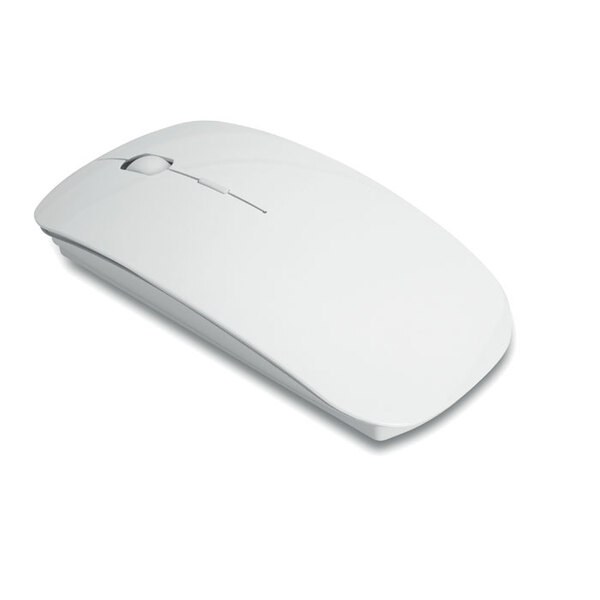CURVY Elegant Trådlös Optisk Mus i Glänsande ABS - GiftRetail MO8117