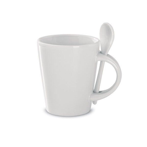 SUBLIMKONIK Sublimerings mugg med sked - GiftRetail MO8442
