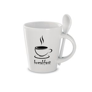 SUBLIMKONIK Sublimerings mugg med sked