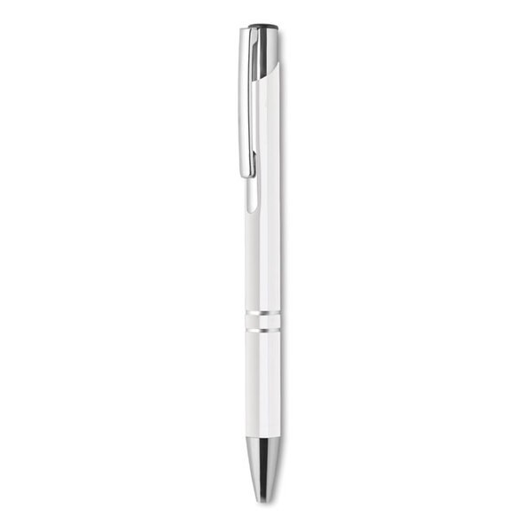 BERN Elegant Aluminium Kulspetspenna med Blått Bläck - GiftRetail MO8893