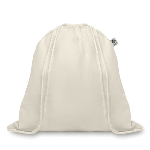 ORGANIC HUNDRED Eco-Friendly Organic Cotton Drawstring Bag 105gr/m² - GiftRetail MO8974