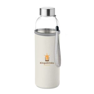 GiftRetail MO9358 - UTAH GLASS Glasflaska + regnbågshölje