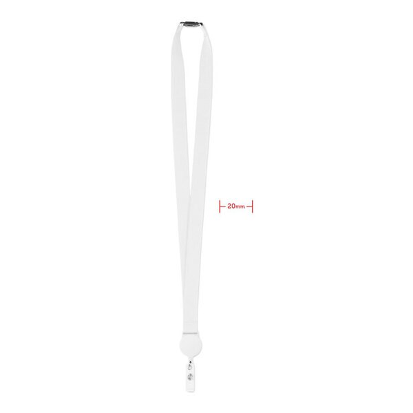 ZIP LANYARD Logoband med Jojohållare - GiftRetail MO9852