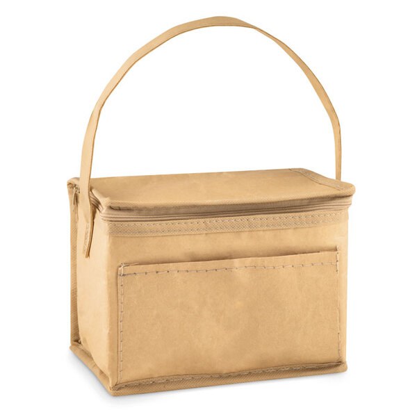 PAPERCOOL 6 can woven paper cooler bag - GiftRetail MO9881