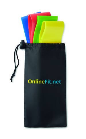 FITBAND Premium TPE Fitness Bands Set with 4 Resistance Levels