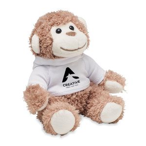 LENNY Cozy Hooded Sweater Monkey Plush Toy