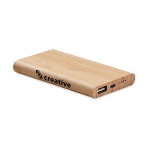 ARENAPOWER C 4000 mAh Powerbank i bambu