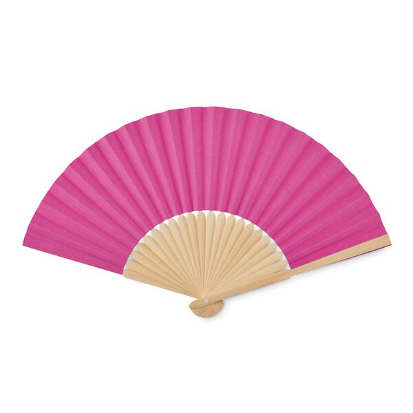 FANNY PAPER Elegant Bamboo and Paper Handheld Fan - GiftRetail MO6828