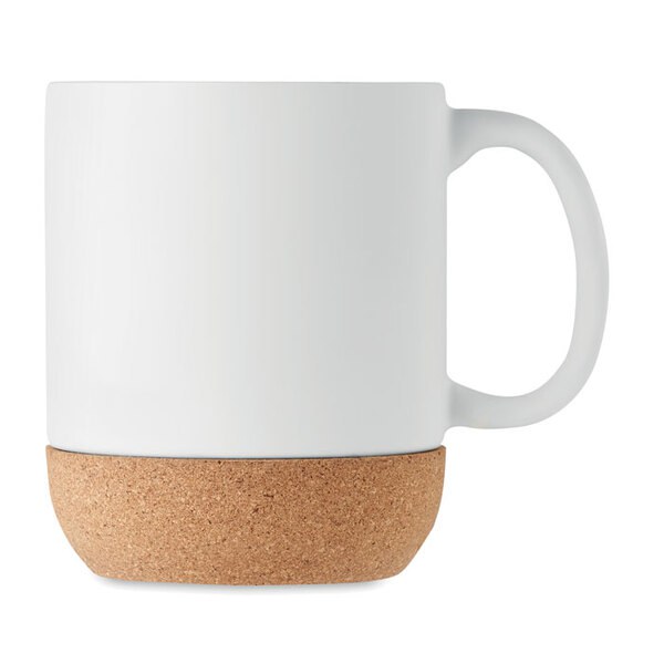 MATT Matt keramisk mugg  med kork - GiftRetail MO6839