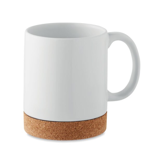 KAROO SUBLIM Sublimeringsmugg med kork - GiftRetail MO2102