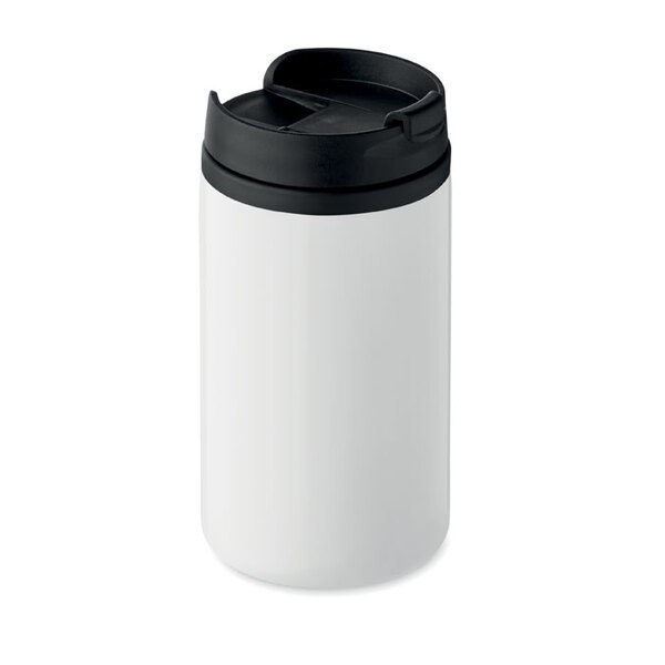 FALUN Dubbelvägg Rostfri Kopp 250 ml Läckagesäker - GiftRetail MO9246