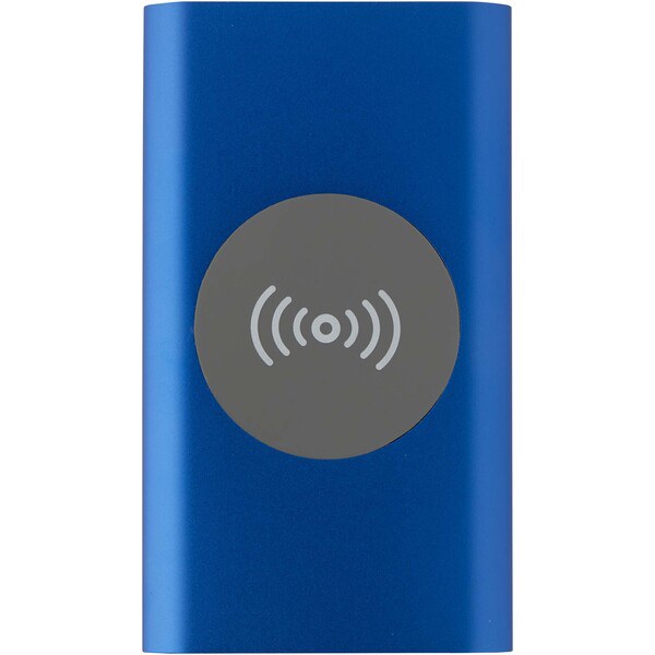 Juice 4000 mAh Type-C recycled aluminium wireless power bank - EgotierPro 124384