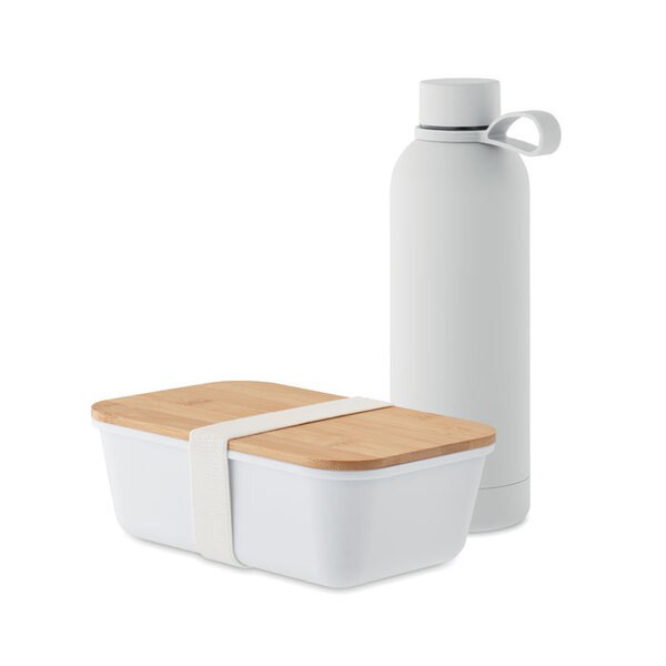 EMERALD SET Lunchset, flaska + lunchlåda - GiftRetail MO2314