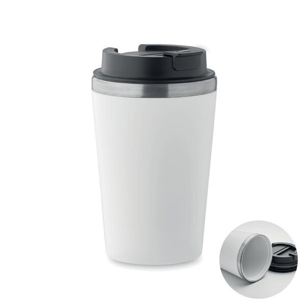 BLERM Mugg med keramiskt foder 350ml - GiftRetail MO2572