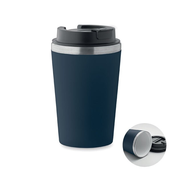 BLERM Mugg med keramiskt foder 350ml - GiftRetail MO2572