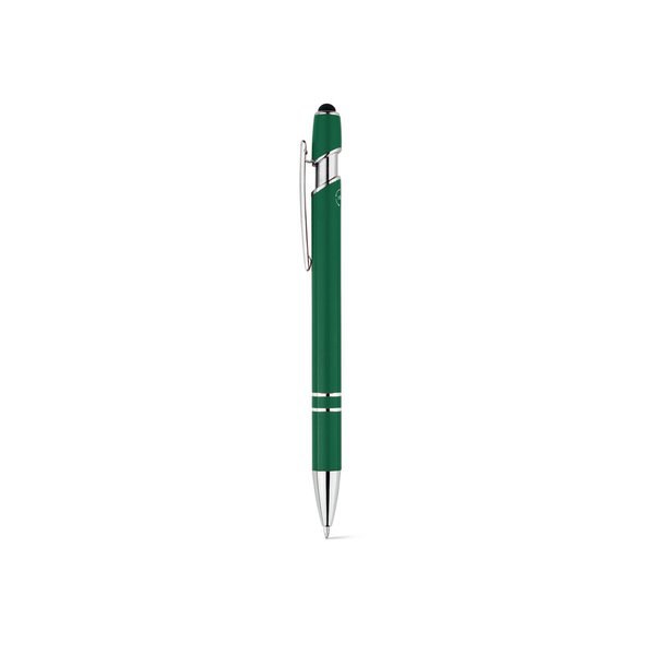 Ballpoint pen with recycled aluminium (100% rAL) body and touch tip - Egotier 91799