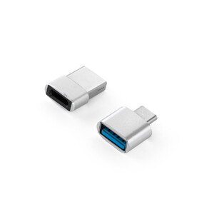 Set med 2 aluminium USB-A / USB-C-adaptrar - Egotier 97090
