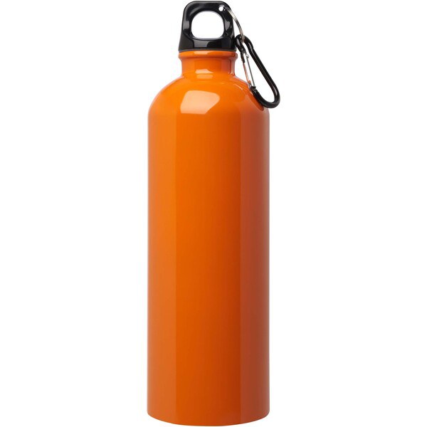 Oregon 750 ml RCS-certifierad vattenflaska i rostfritt stål med enkel vägg och karbinhake - EgotierPro 100861