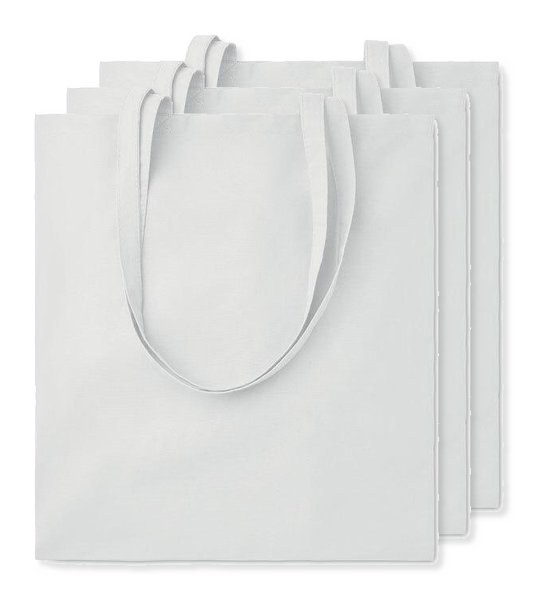 Förpackning med 3 GiftRetail MO9268 - COTTONEL COLOUR + Shopping väska 140 gr/m3