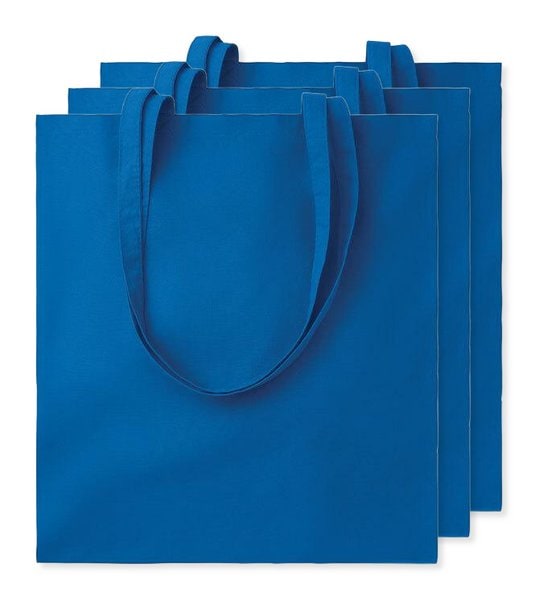 Förpackning med 3 GiftRetail MO9268 - COTTONEL COLOUR + Shopping väska 140 gr/m3