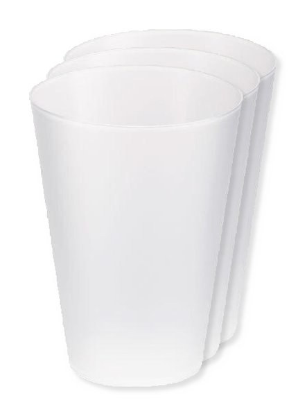Förpackning med 30 GiftRetail MO6375 - FESTA LARGE Återanvändbar eventkopp 300ml
