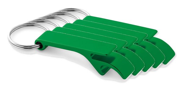 Förpackning med 50 Egotier 93151 - Aluminiumnyckelring med kapsylöppnare