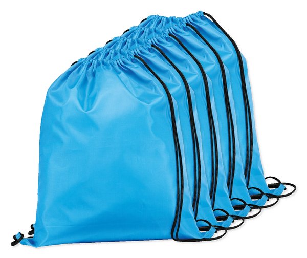 Förpackning med 5 Egotier 92910 - 210D gympapåse med svarta band