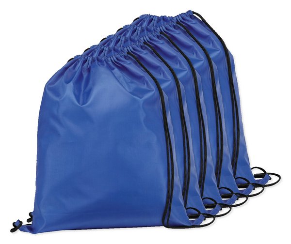 Förpackning med 5 Egotier 92910 - 210D gympapåse med svarta band