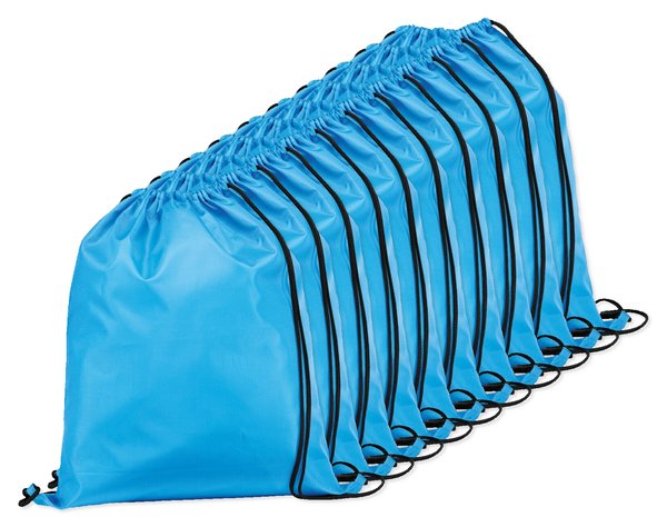 Förpackning med 10 Egotier 92910 - 210D gympapåse med svarta band