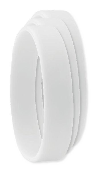 Förpackning med 3 GiftRetail MO8913 - EVENT silikonarmband