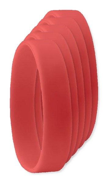 Förpackning med 50 GiftRetail MO8913 - EVENT silikonarmband
