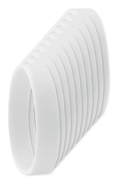 Förpackning med 100 GiftRetail MO8913 - EVENT silikonarmband