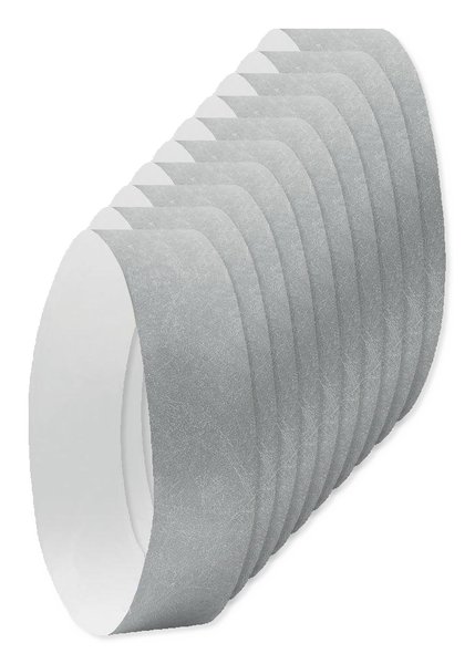 Förpackning med 10 GiftRetail MO8942 - TYVEK Festival armband