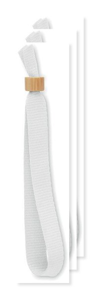 Förpackning med 30 GiftRetail MO6706 - FIESTA RPET festivalarmband