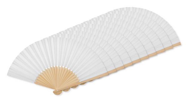 Förpackning med 10 GiftRetail MO6828 - FANNY PAPER Solfjäder bambu