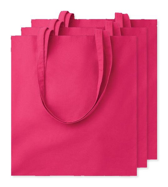 Förpackning med 30 GiftRetail MO9268 - COTTONEL COLOUR + Shopping väska 140 gr/m3