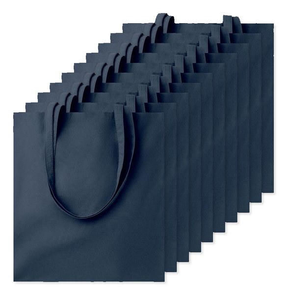 Förpackning med 100 GiftRetail MO9268 - COTTONEL COLOUR + Shopping väska 140 gr/m3