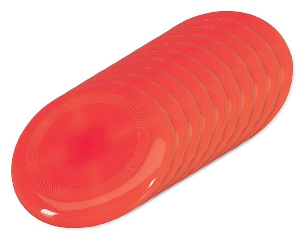 Pack of 100 GiftRetail KC1312 - SYDNEY Ultimate Outdoor SYDNEY Frisbee 23 cm