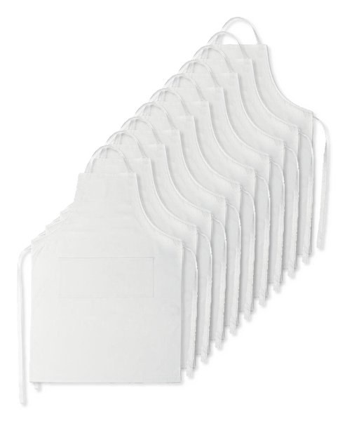 Förpackning med 10 GiftRetail MO8441 - FITTED KITAB Justerbar förkläde