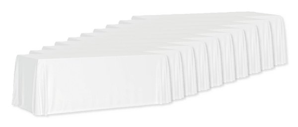 Förpackning med 10 GiftRetail MO2103 - BRIDGE Stor bordsduk 280x210 cm