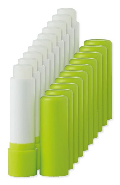 Pack of 10 GiftRetail IT2698 - GLOSS Natural Assorted Colors SPF10 Lip Balm